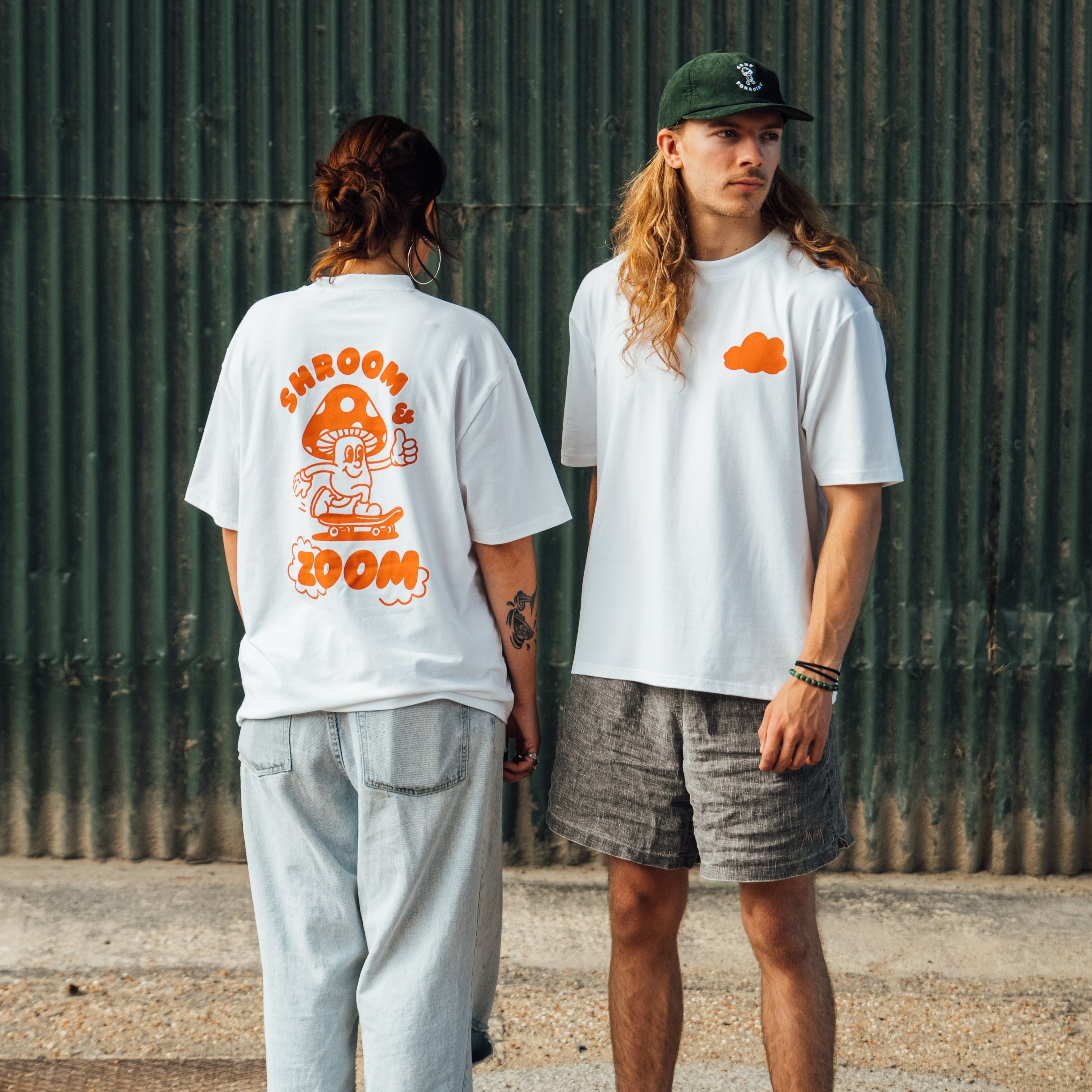 Shroom & Zoom White Tee