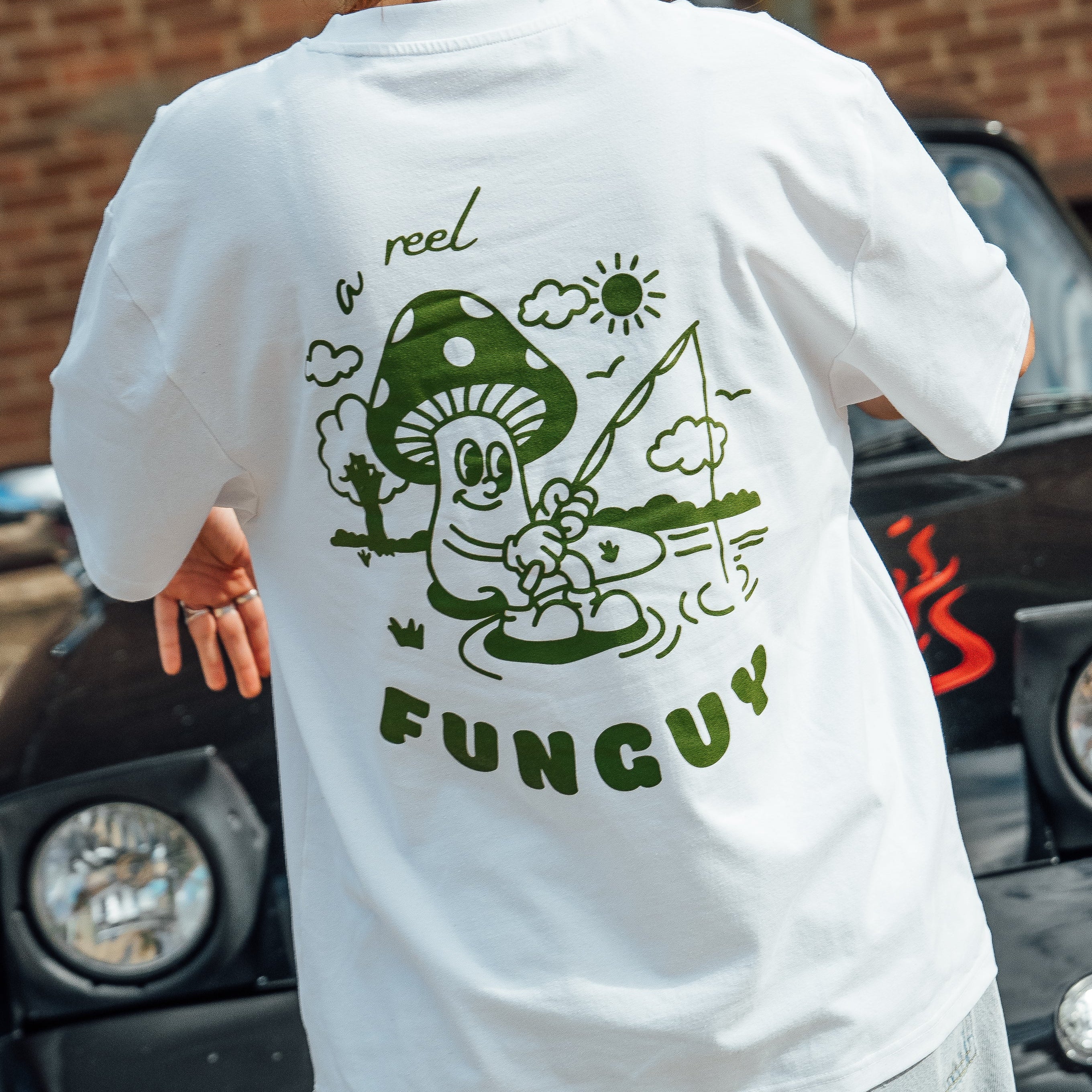 Funguy White Tee