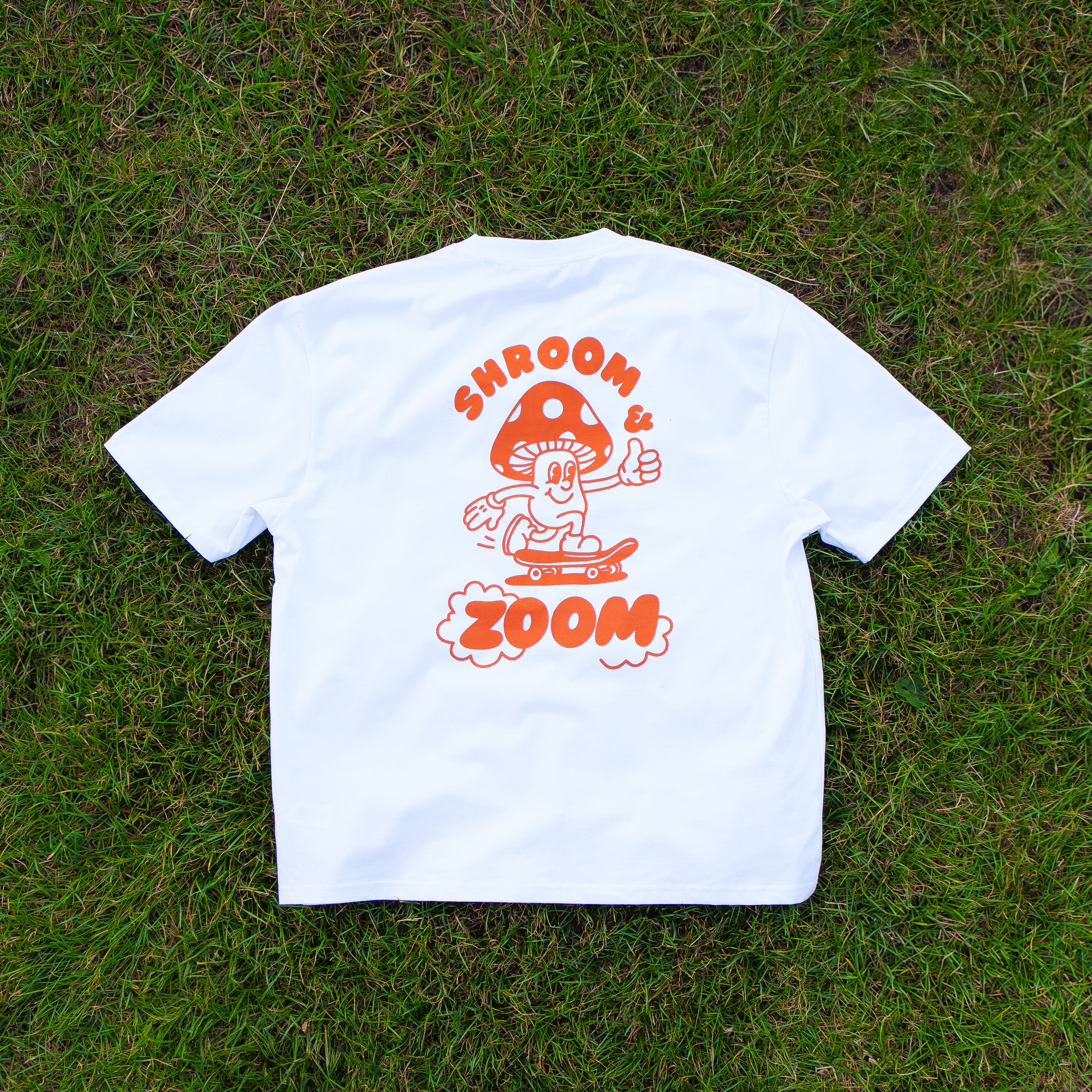 Shroom & Zoom White Tee