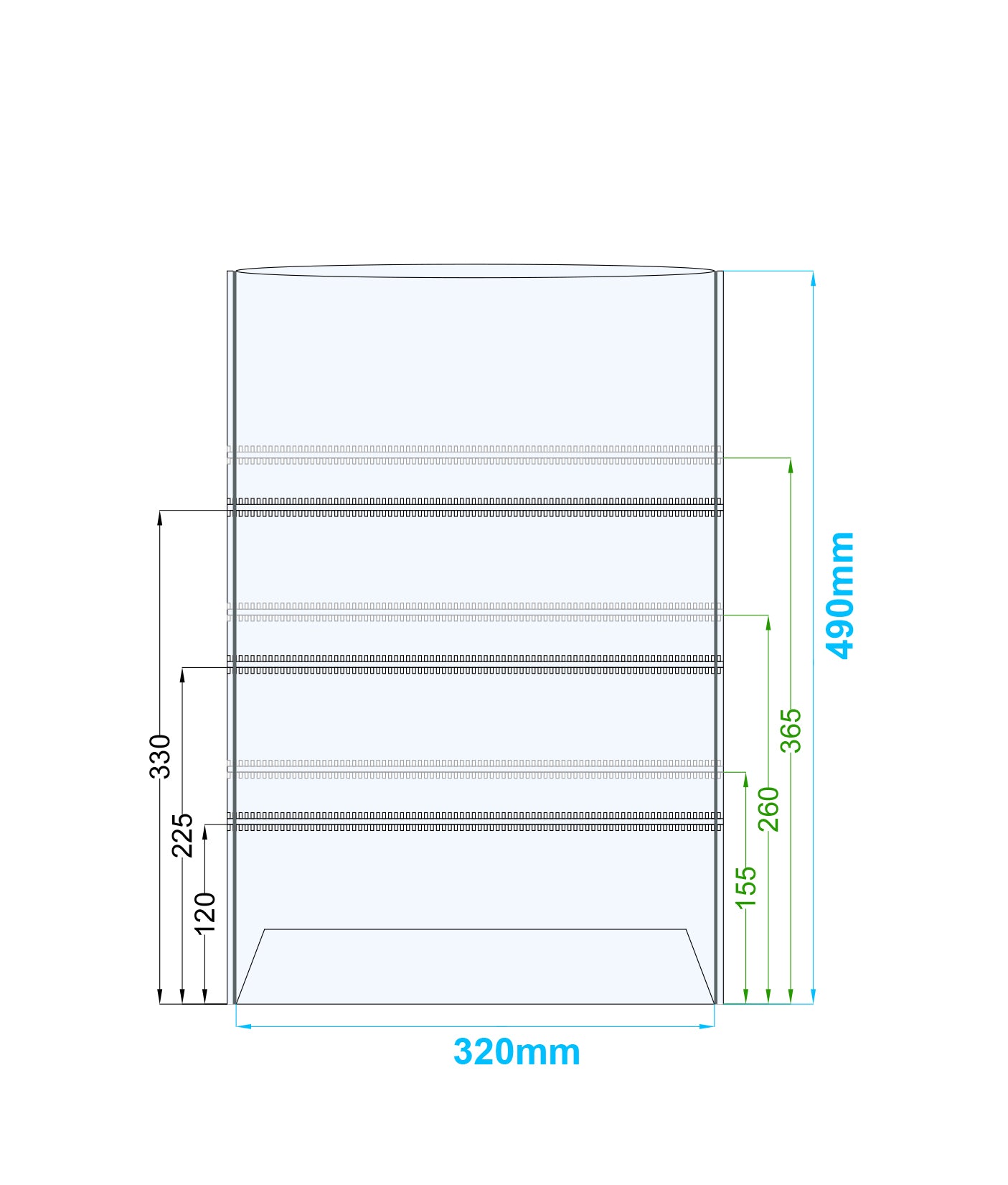 Growing Bag, PPD (0.05mm), Zipper Filter Bottom, Bottom Gusset, 32x49cm