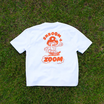 Shroom & Zoom White Tee