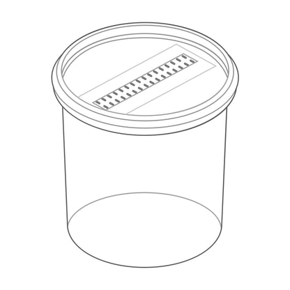 Microbox - Round (870 ml) - Bulk (255-265/Box)