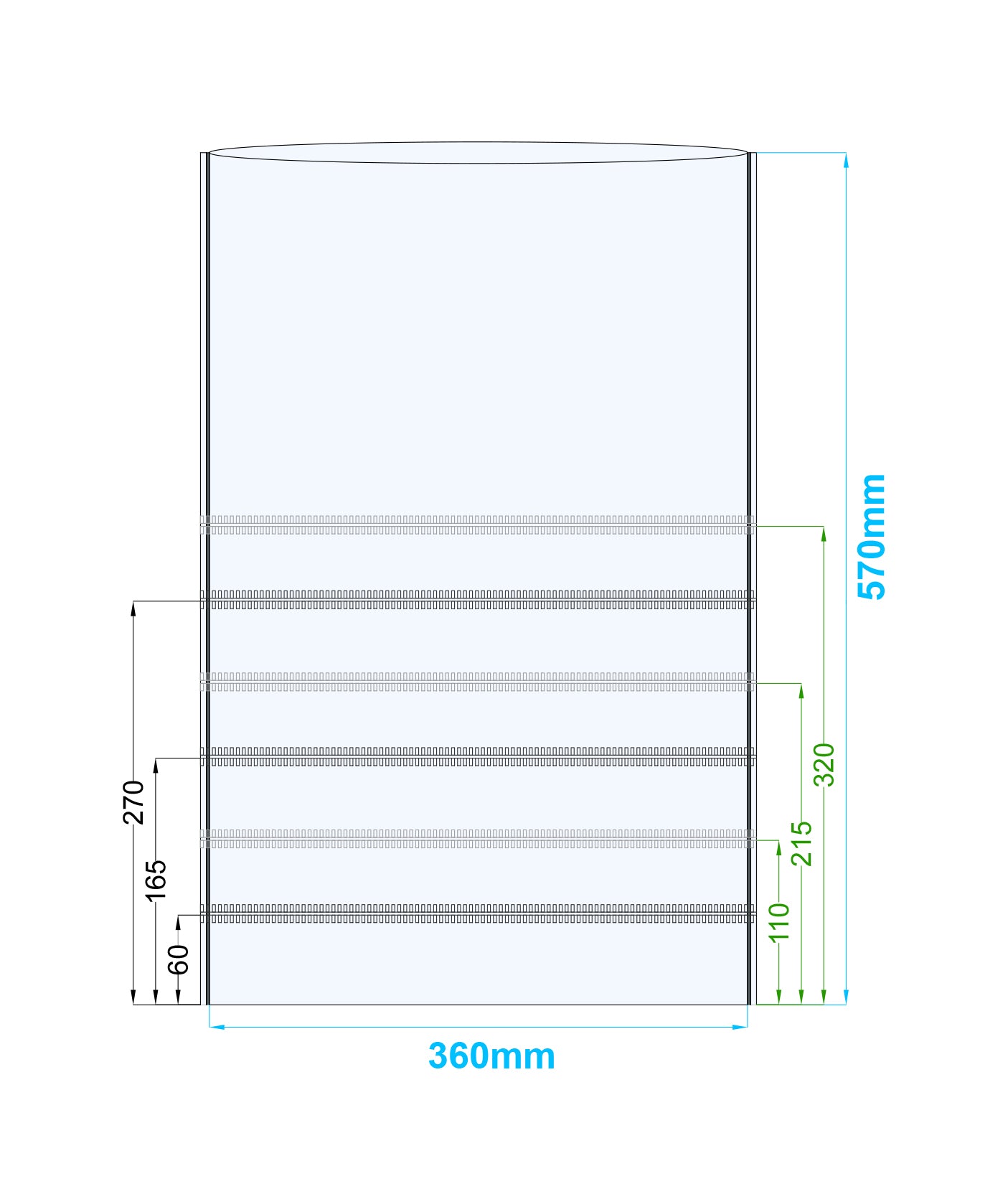 Spawn Bag, PPD (0.075mm), Zipper Filter Bottom, No Gusset, 36x57cm